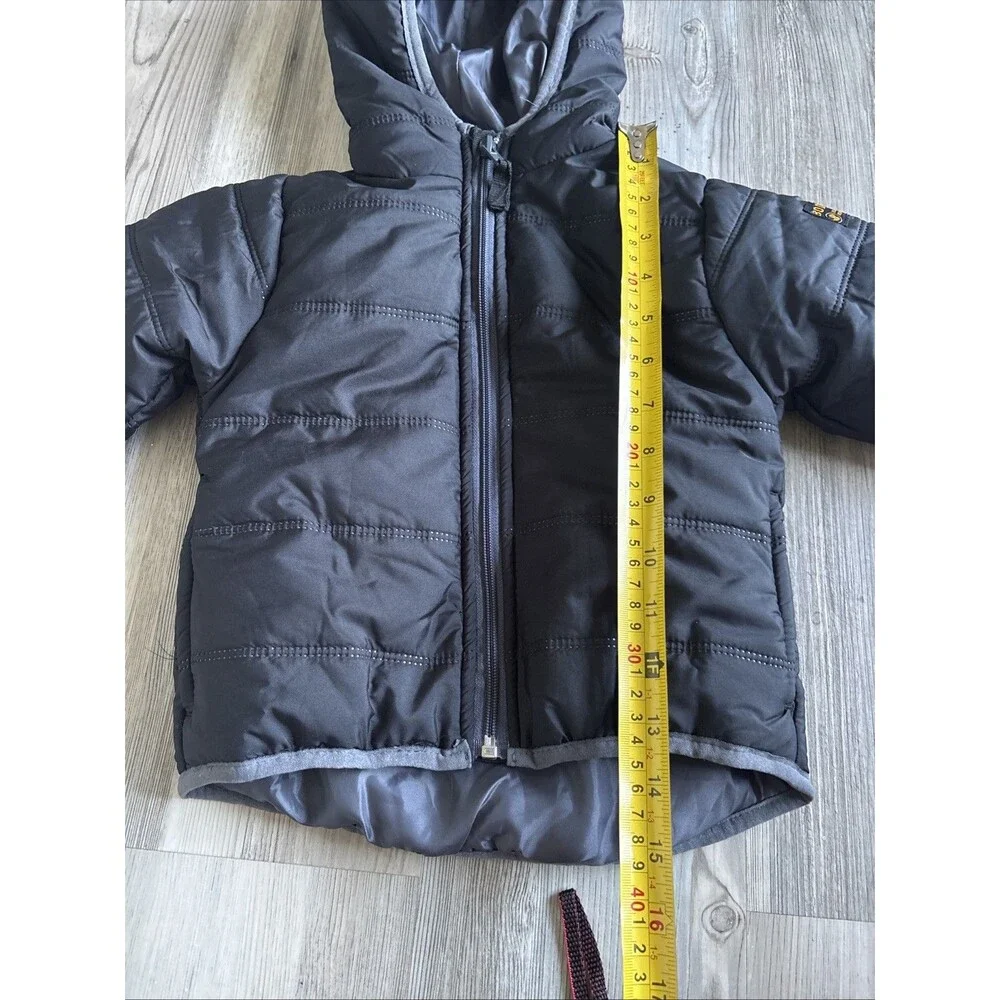 NWT Body Glove Hooded Quilted Black Puffer Coat Winter Down Jacket Toddler 2T